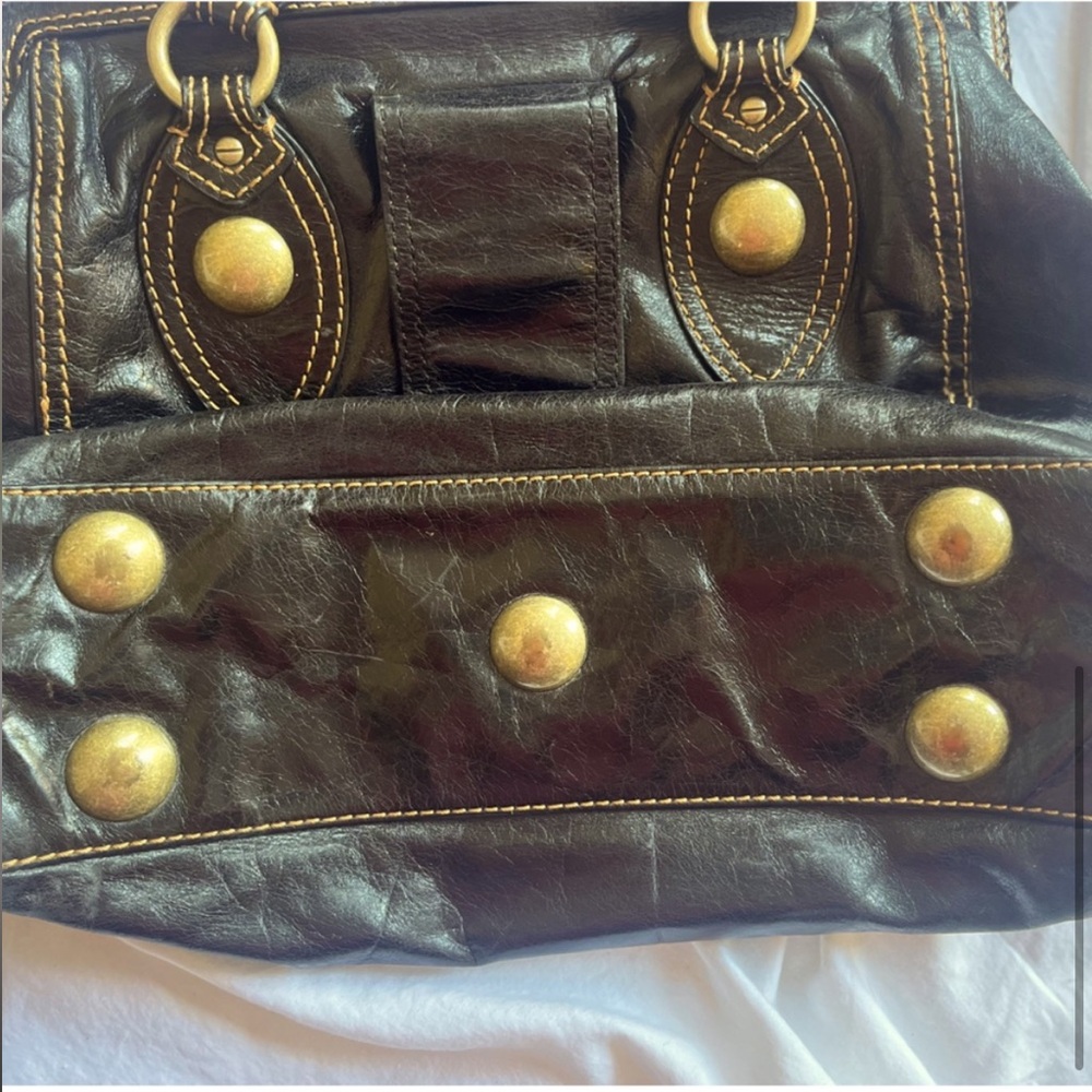 Per Se Leather Handbag - Picture 6 of 8